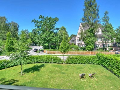 GAUTING: GARTENTRAUM – ÜBER ZWEI EBENEN – UND ÜBER 400 QM GARTEN IN DER WALDKOLONIE!