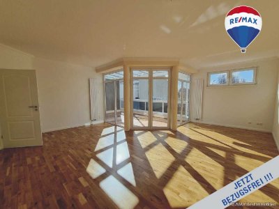 *VERKAUFT*Bezugsfreie Penthouse-Wohnung mit Garten, Terrasse, Wintergarten + Stellplatz