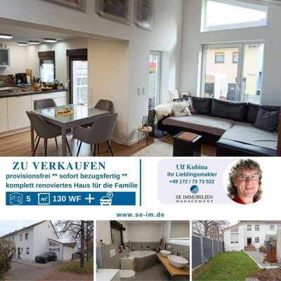 sofort beziehbar**provisionsfrei ** komplett renoviertes Haus für die Familie