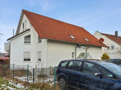 Gepflegte 3-Zimmer-Erdgeschoss-Wohnung mit Garten und Stellplatz in Schrozberg