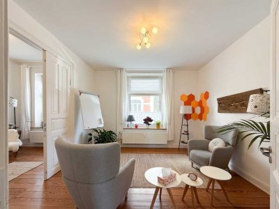 Schöne 3-Zimmer Altbauwohnung in Itzehoe - auch als Praxis oder Büro nutzbar