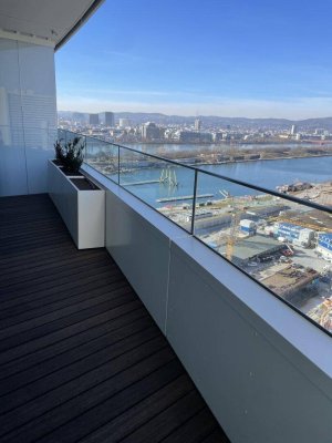 Danubeflats -begehrte Eckwohnung mit Balkon