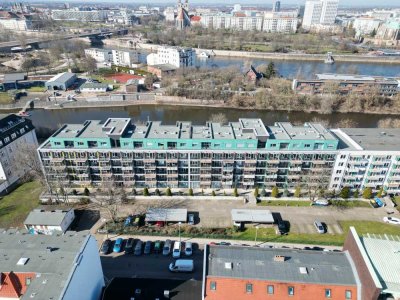 2-Zimmer-Wohnung mit Elbblick in Magdeburg