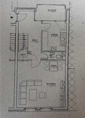 Attraktive 3-Zimmer-Maisonette-Wohnung mit Balkon in Bocholt