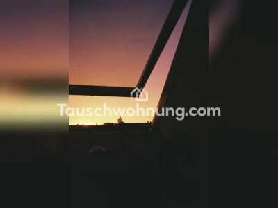 Tauschwohnung: Süße helle Dachgeschosswohnung