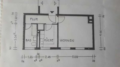 freundliche und helle 1-Zimmer-Hochparterre-Wohnung, Bad Reichenhall