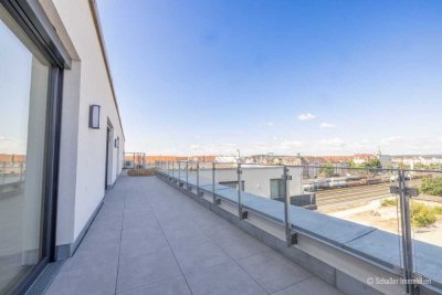 Über den Dächern von Fürth: Neubau 3-Zi. Dachterrassenwohnung / Wohnung mieten