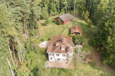 idyllisches Wochenendhaus in ruhiger Alleinlage auf 4,5 ha zu verkaufen