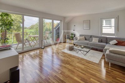 Stilvolle Eigentumswohnung: Maisonette mit Panoramablick in Aachen-Lichtenbusch