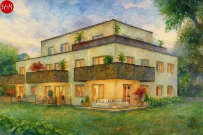 Moderne Traumwohnung in Oberalm: 3 Zimmer, Panoramagarten mit Terrasse