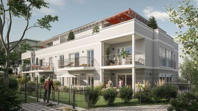 2- Zimmer EG- Wohnung mit Terrasse und Garten, KFW 40