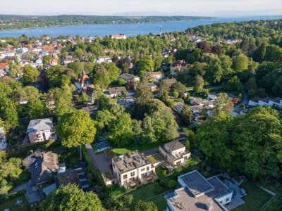 Einfamilienhaus in exklusiver Lage mit Blick auf den Starnberger See