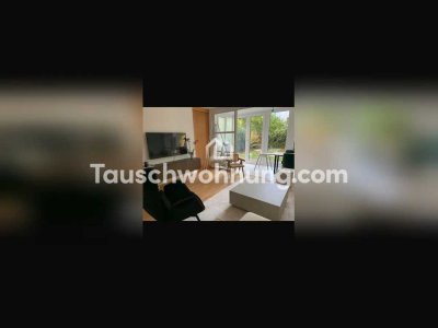 Tauschwohnung: 3 Zimmer Wohnung mit eigenem Gartenanteil und Wintergarten