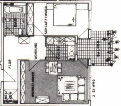RENDELSTR. 23A//ÖHRINGEN// 2-ZIMMER-ETW=BJ 1984 // 62 QM //2.OG // SÜDBALKON//WANNENBAD//STELLPLATZ!