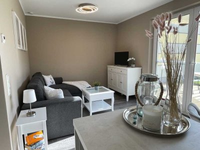 Stilvolle Ferienwohnung 2-Zimmer-Terrassenwohnung und Einbauküche am Ostseeheilbad Graal-Müritz