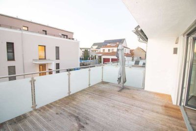 2 Zimmer Wohnung mit XXL Balkon in modernem Stil, 65qm mit Einbauküche