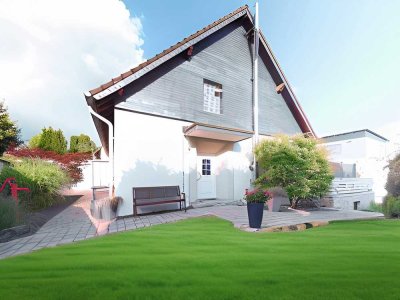 Familien(t)raum DHH mit Einliegerwohnung und Garagenensemble