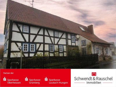 Traumhaftes Fachwerkhaus mit Scheune in Grünberg - Weitershain