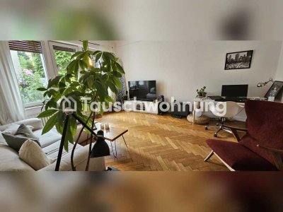 Tauschwohnung: Schöne Altbauwohnung mit Fischgrätenparkett am Pauliplatz