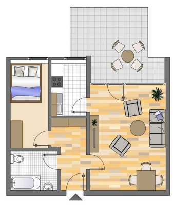 Demnächst frei! 1-Zimmer-Wohnung in Dortmund Dorstfeld
