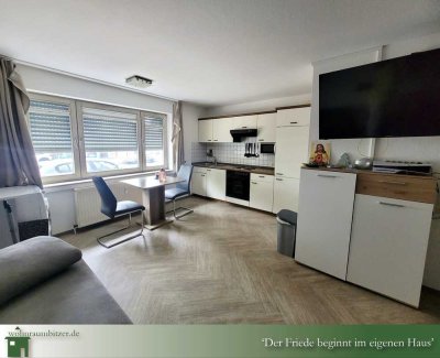 Möblierte 1-Zimmer-Wohnung im Erdgeschoss