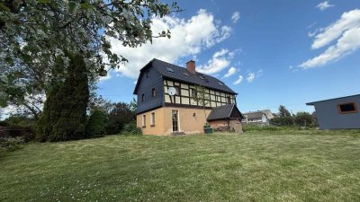 Saniertes Fachwerkhaus mit großzügigem Garten in Jonaswalde