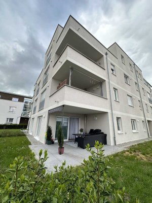 Neuwertige Wohnung mit zweieinhalb Zimmern sowie Terasse und Garten in Crailsheim zu Vermieten