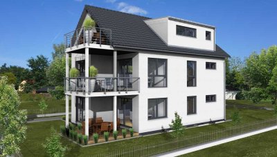 Neubau - Exklusive möblierte 1-Zimmer-Penthouse-Wohnung inkl. Parkplatz in Leverkusen