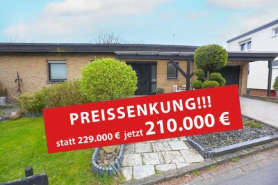 Bungalow mit zwei Wohnungen in Hanglage