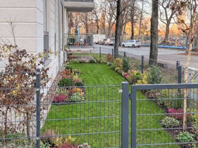 Wohnen am Wasser: Großzügige 5-Zimmer-Terrassenwohnung mit Garten und Westterrasse