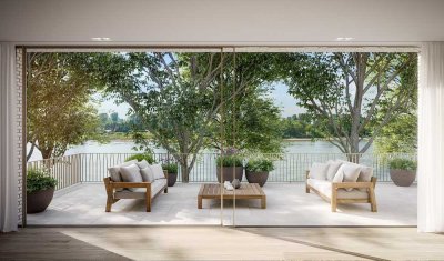 Atemberaubendes Penthouse in unvergleichlicher Lage zwischen Schlosspark und Rhein (WE 10)