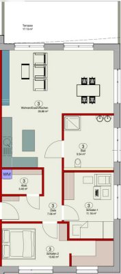 Helle Neubau-Erdgeschosswohnung mit Terrasse in Zülpich