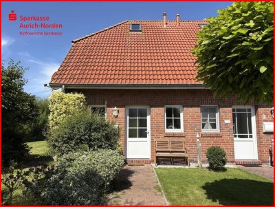 Gemütliches Reihenendhaus bei Dornumersiel - direkt am Kanal gelegen!