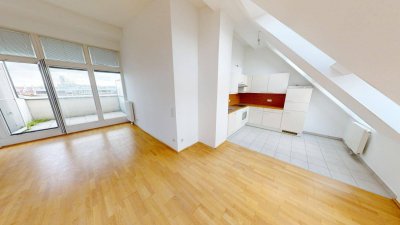 3-Zimmer-Maisonette mit Dachterrasse - direkt beim Enkplatz