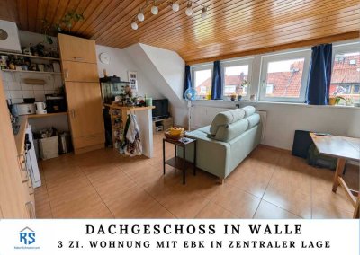 Gemütliche 3-Zimmer-Dachgeschosswohnung in begehrter Lage von Bremen-Walle zum 01.10.26