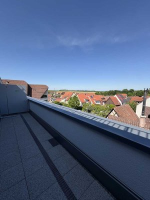 Ab 60 Jahren - Betreutes Wohnen - Schöne 1-Zimmer-Wohnung mit großer Dachterrasse