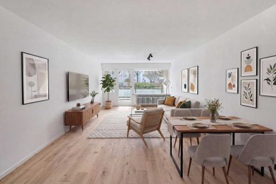 PROVISIONSFREI: Umfassend sanierte 3-Zi-Wohnung mit 2xLoggia, Bogenhausen