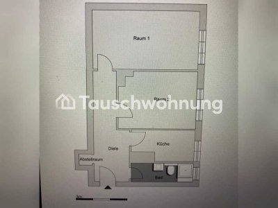 Tauschwohnung: Tausche günstige 2 Zimmer-Wohnung gegen 3 Zimmerwohnung