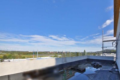 Sensationelle  3-Zimmer Dachterrassenwohnung mit 180° Panoramablick
