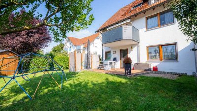 3-Zimmer-Wohnung mit Freisitz, Garten und Tiefgarage in Bühlertann