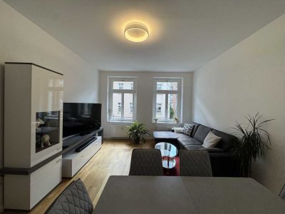 Hochwertig Möblierte 3-Zimmer Wohnung mit Balkon in Leipzig-Plagwitz