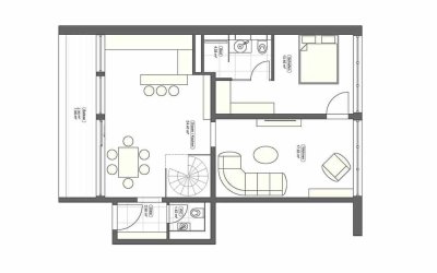 Stilvolle, sanierte 2-Zimmer-Wohnung mit Balkon und Einbauküche in Heidenheim an der Brenz