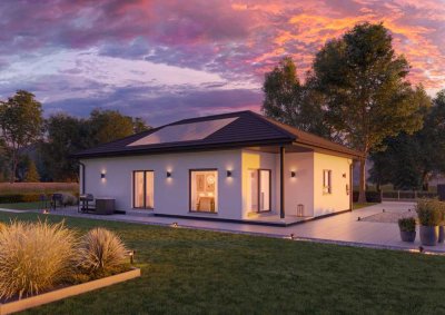 Barrierefreier Fertighaus-Bungalow: Wohlfühl-Raum, perfekt
geplant, zuverlässig gebaut