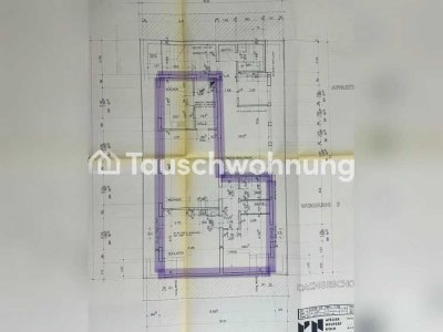 Tauschwohnung: Zentrale 3-Zimmer-Wohnung nah am Rhein