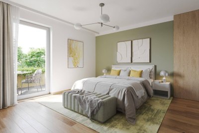 PROVISIONSFREI! Traumhafte 4-Zimmer-Familienwohnung | Terrasse von jedem Raum aus begehbar | Grünblick