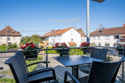 Modern möblierte Vier-Zimmer-Wohnung mit Balkon in S-Vaihingen
