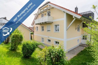 3-Zimmer-Gartenwohnung in Passau-Grubweg 
mit EBK, Tageslichtbad, Kaminofen und Sonnenterrasse