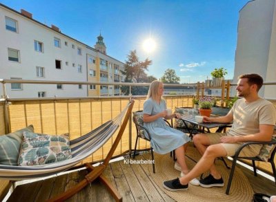 B A L K O N H I T - Neubau - 4 Zimmer - ca. 88m² gew. NFL - 1. Liftstock - Einbauküche - Hofruhelage - TOP ÖFFI Anbindung -