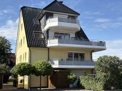 Penthouseähnliche Wohnung ganz nah am Meer mit 2 Balkonen