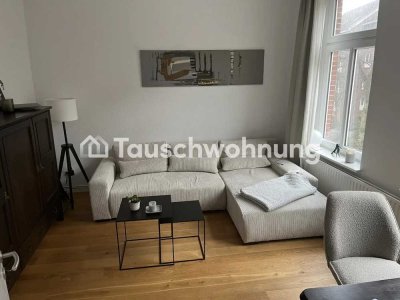 Tauschwohnung: 2 Zi Altbau (Dielen, Tiere OK) sucht 3/4 Zi